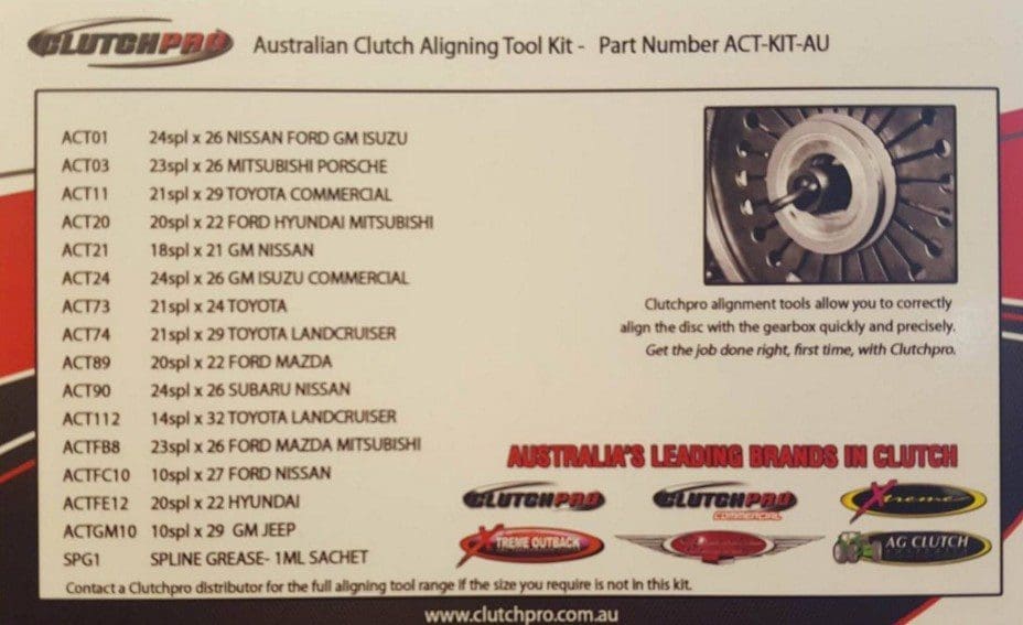 Clutch Alignment Tool Set