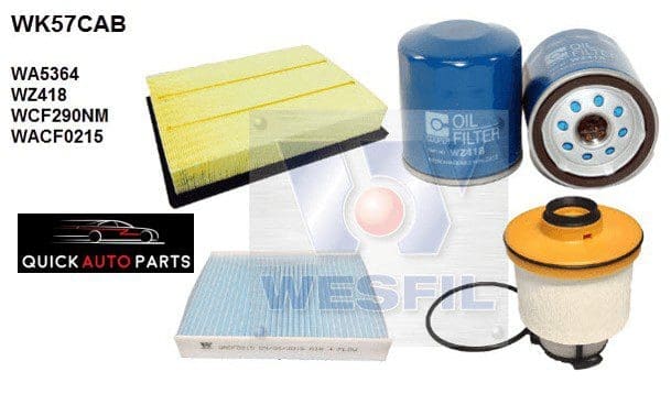 Filter Service Kit for 2.8L Diesel Toyota Fortuner