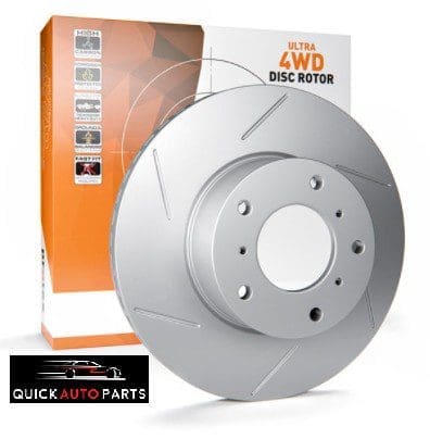 Protex DR12863 4WD Slotted Brake Rotors (319mm)