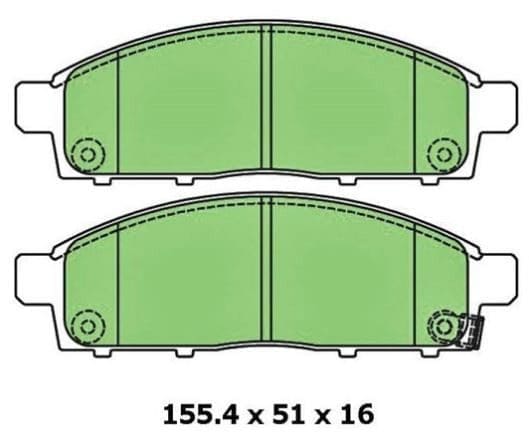 Protex Ultra Ceramic Plus Brake Pads DB1774