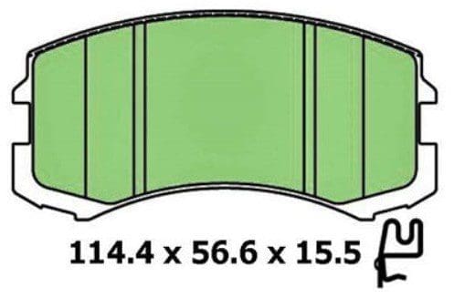 Protex Ultra Ceramic Plus Brake Pads DB1455