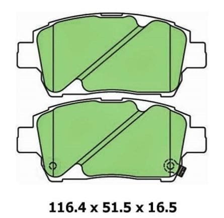 Protex Ultra Ceramic Plus Brake Pads DB1422 Protex Ultra Ceramic Plus Brake Pads DB1422