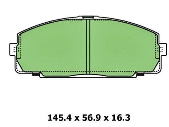 Protex Ultra Ceramic Plus Brake Pads DB1328