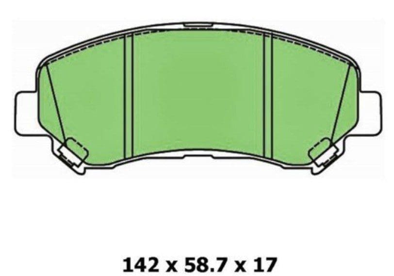 Protex Ultra Ceramic Plus Brake Pads DB1946