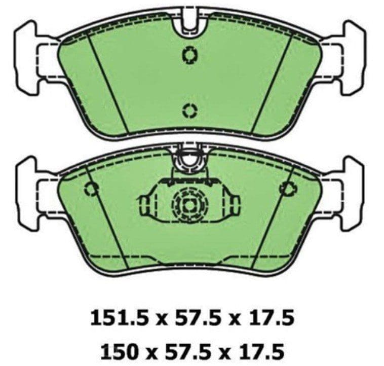 Protex Ultra Ceramic Plus Brake Pads DB1414