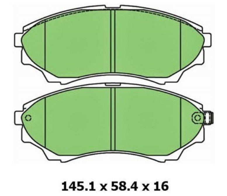 Protex Ultra Ceramic Standard Brake Pads DB1681