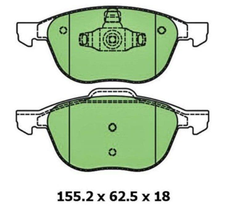 Protex Ultra Ceramic Standard Brake Pads DB1679 Protex Ultra Ceramic Standard Brake Pads DB1679