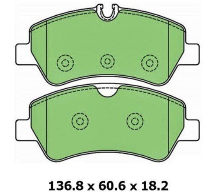 Protex Ultra Ceramic Standard Brake Pads DB3209