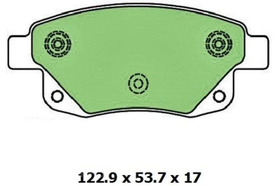 Protex Ultra Ceramic Standard Brake Pads DB1968