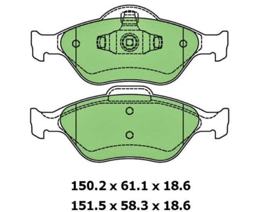 Protex Ultra Ceramic Standard Brake Pads DB1724