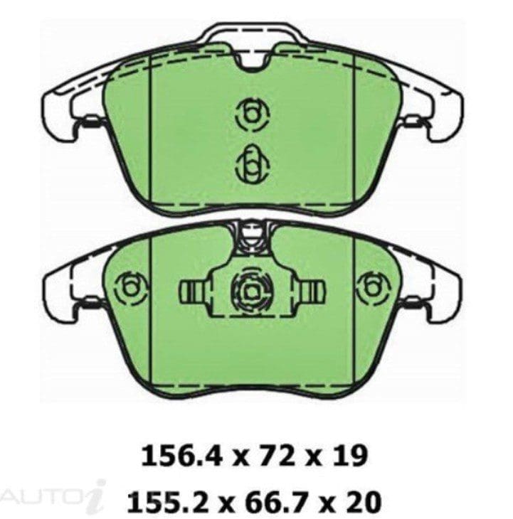Protex Ultra Ceramic Standard Brake Pads DB1998