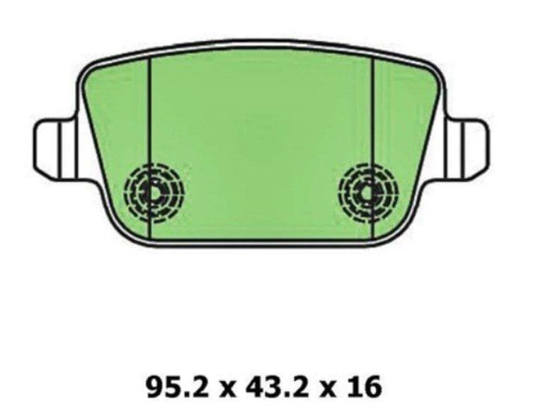 Protex Ultra Ceramic Standard Brake Pads DB1999