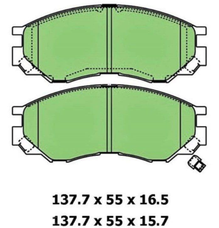 Protex Ultra Ceramic Standard Brake Pads DB1297