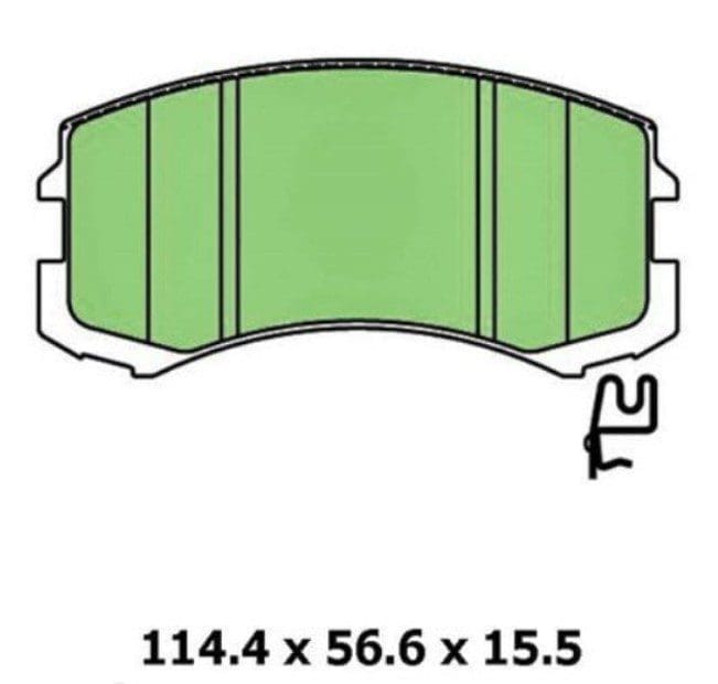 Protex Ultra Ceramic Standard Brake Pads DB1455 Protex Ultra Ceramic Standard Brake Pads DB1455