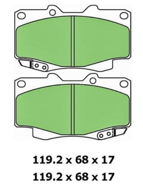 Protex Ultra Ceramic Standard Brake Pads DB1739