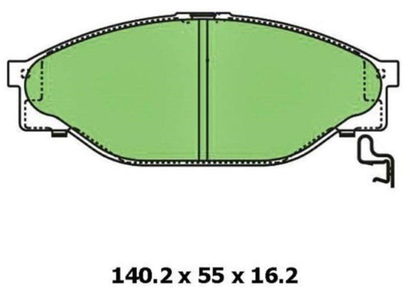 Protex Ultra Ceramic Standard Brake Pads DB1205