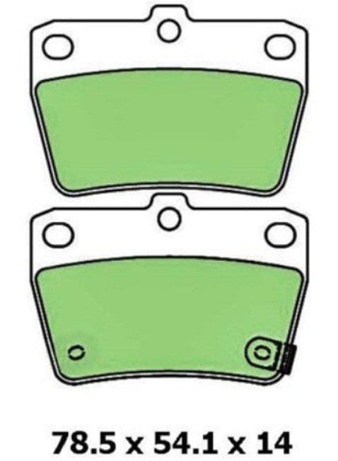Protex Ultra Ceramic Standard Brake Pads DB1680 Protex Ultra Ceramic Standard Brake Pads DB1680