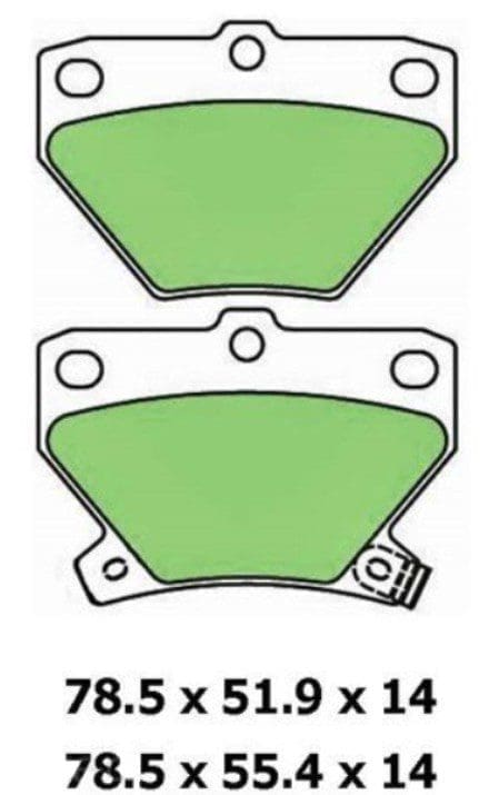Protex Ultra Ceramic Standard Brake Pads DB1429