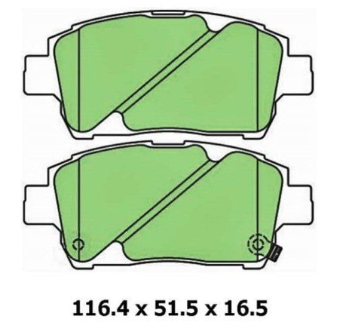 Protex Ultra Ceramic Standard Brake Pads DB1422