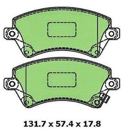 Protex Ultra Ceramic Standard Brake Pads DB1714