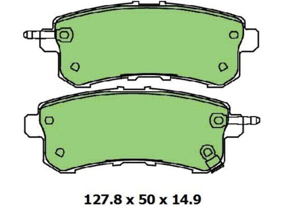 Protex Ultra Ceramic Standard Brake Pads DB2244 Protex Ultra Ceramic Standard Brake Pads DB2244