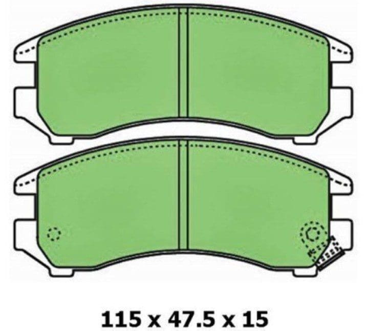 Protex Ultra Ceramic Standard Brake Pads DB1117