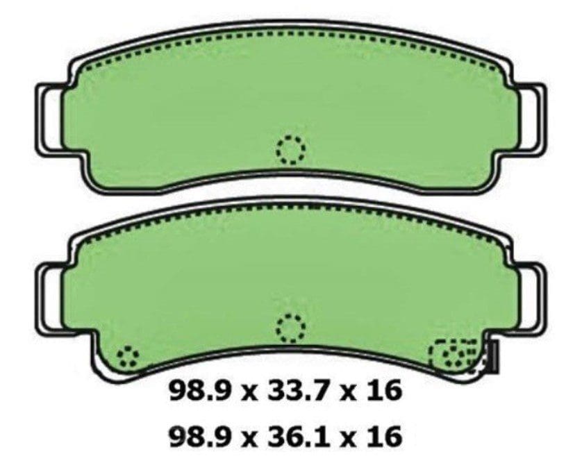 Protex Ultra Ceramic Standard Brake Pads DB1211