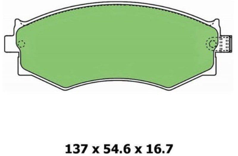 Protex Ultra Ceramic Standard Brake Pads DB1165 Protex Ultra Ceramic Standard Brake Pads DB1165