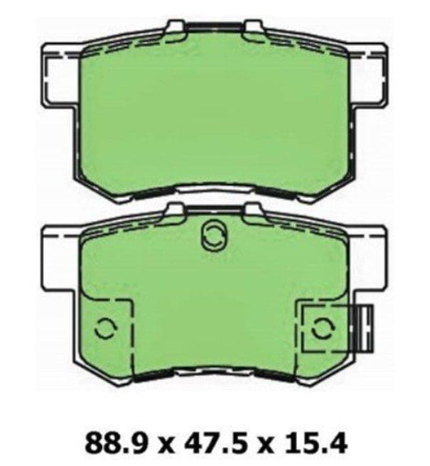 Protex Ultra Ceramic Standard Brake Pads DB1265 Protex Ultra Ceramic Standard Brake Pads DB1265