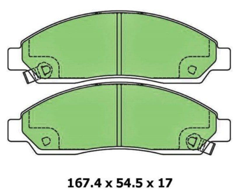 Protex Ultra Ceramic Standard Brake Pads DB1468