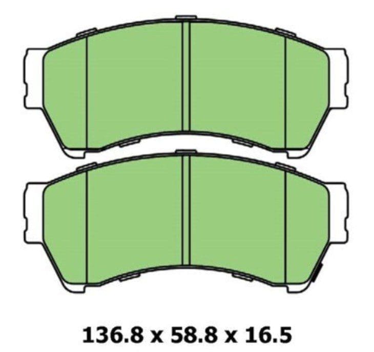 Protex Ultra Ceramic Standard Brake Pads DB1942 Protex Ultra Ceramic Standard Brake Pads DB1942