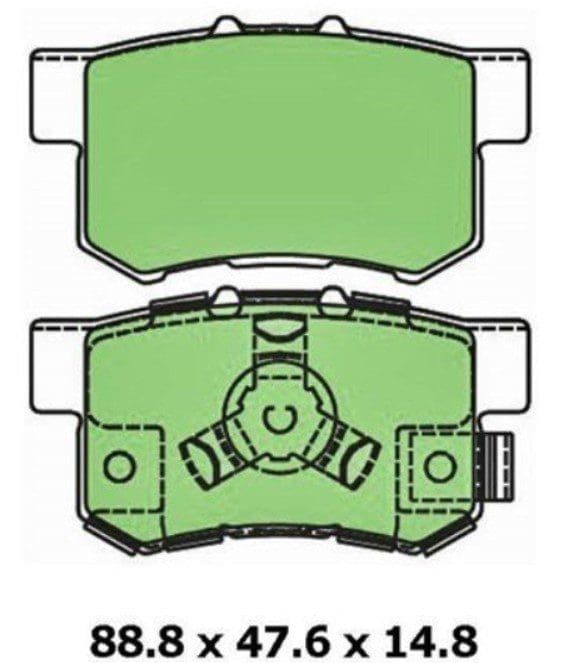 Protex Ultra Ceramic Standard Brake Pads DB1728 Protex Ultra Ceramic Standard Brake Pads DB1728