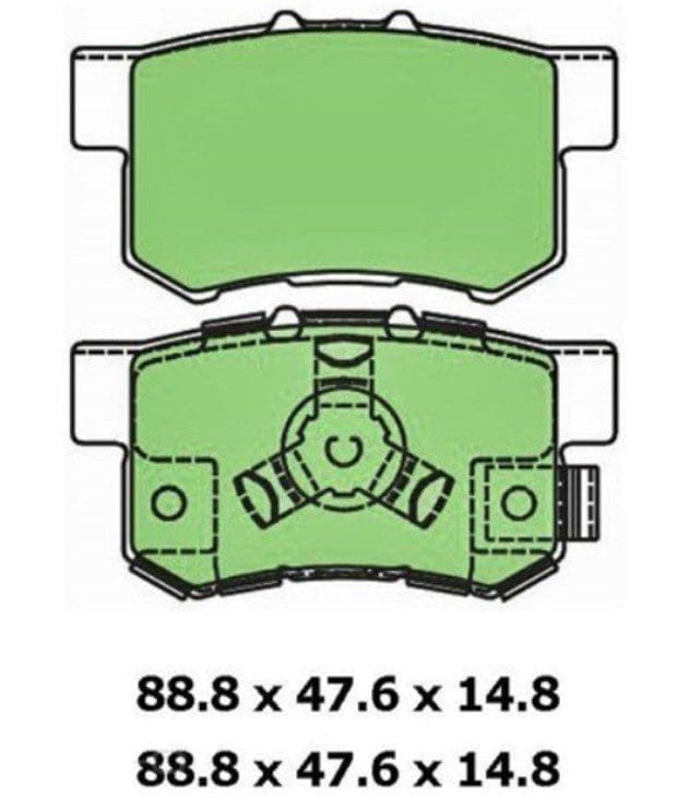 Protex Ultra Ceramic Standard Brake Pads DB1728
