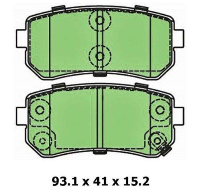 Protex Ultra Ceramic Standard Brake Pads DB1943