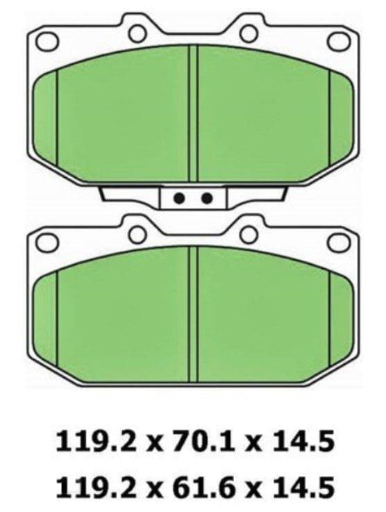 Protex Ultra Ceramic Standard Brake Pads DB1170 Protex Ultra Ceramic Standard Brake Pads DB1170