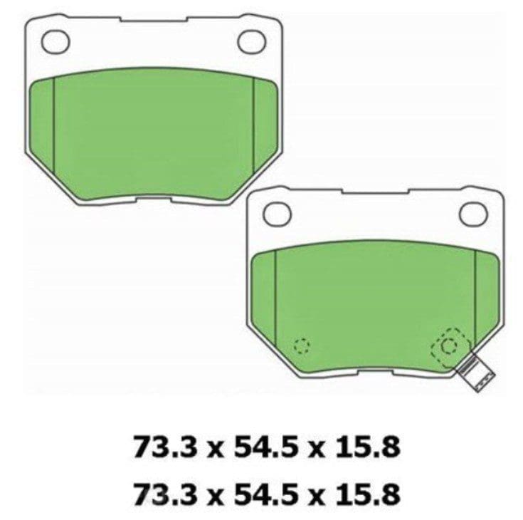Protex Ultra Ceramic Standard Brake Pads DB1220 Protex Ultra Ceramic Standard Brake Pads DB1220