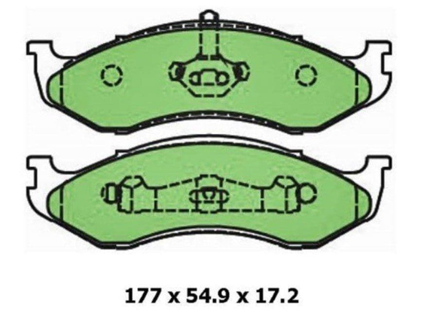 Protex Ultra Ceramic Standard Brake Pads DB1311
