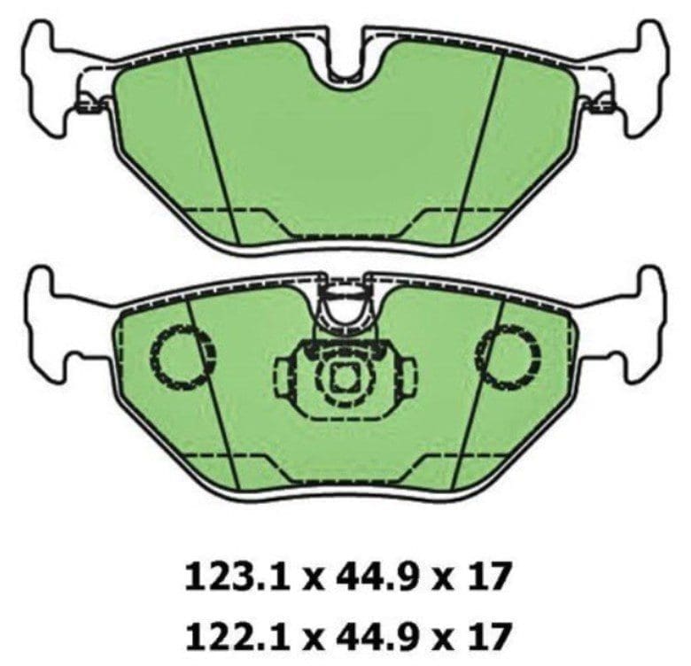 Protex Ultra Ceramic Standard Brake Pads DB1334 Protex Ultra Ceramic Standard Brake Pads DB1334