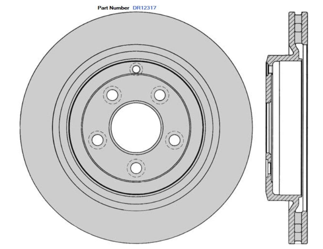 Protex DR12317 Ultra Performance Brake Rotors (328 mm) Protex DR12317 Ultra Performance Brake Rotors (328 mm)