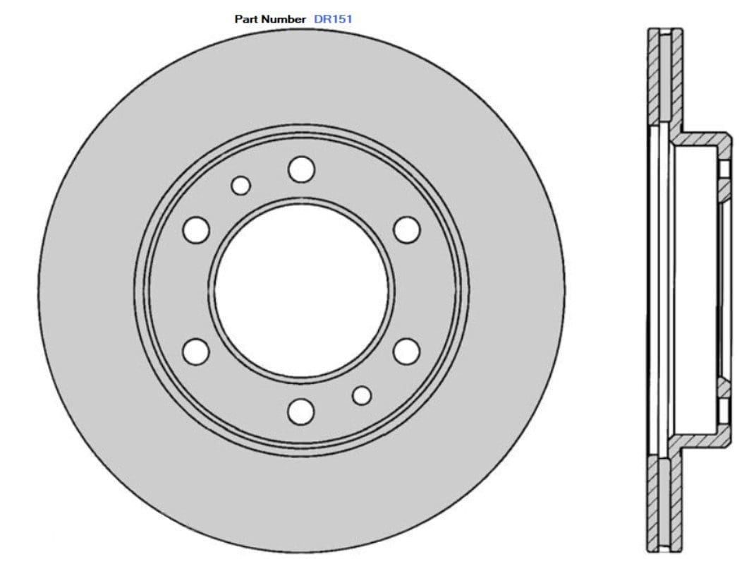 Protex DR151 Ultra Standard Brake Rotors (302 mm) Protex DR151 Ultra Standard Brake Rotors (302 mm)