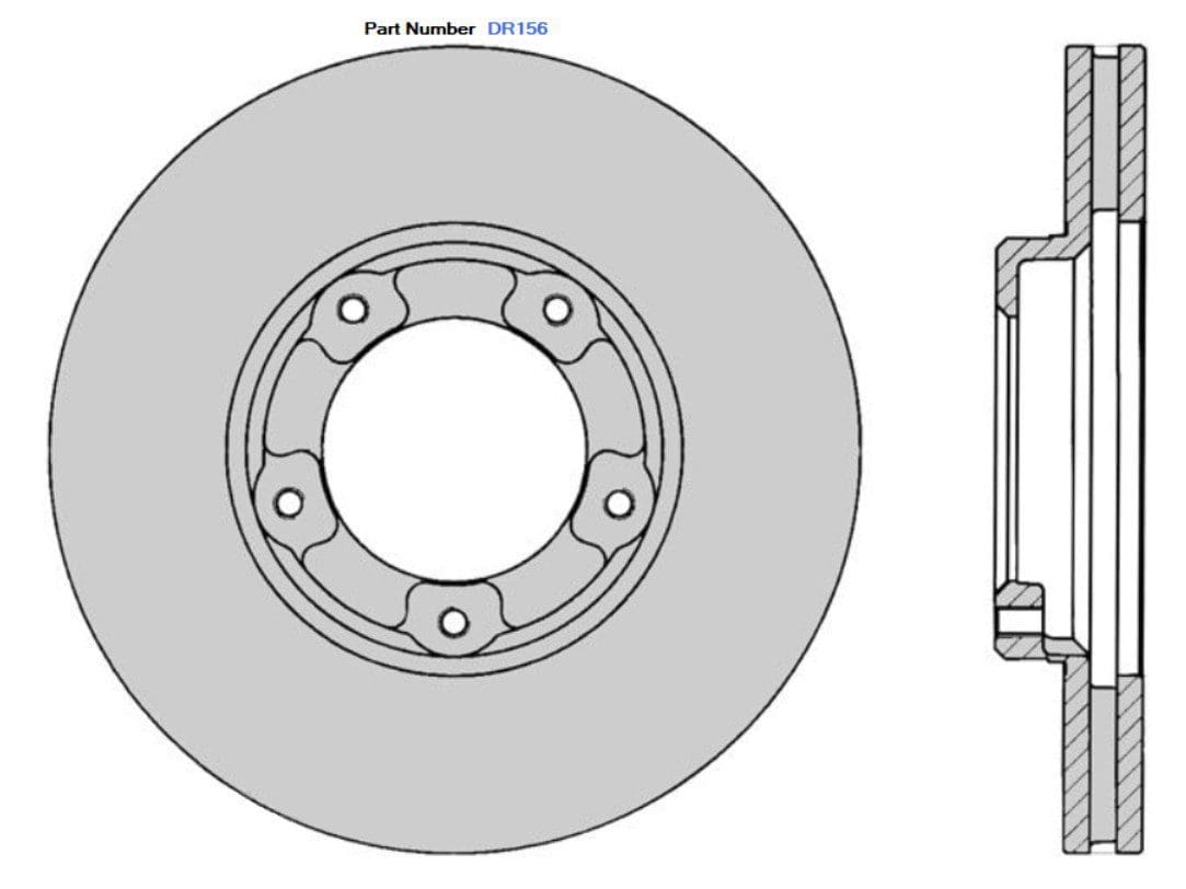 Protex DR156 Ultra Standard Brake Rotors (257 mm) Protex DR156 Ultra Standard Brake Rotors (257 mm)