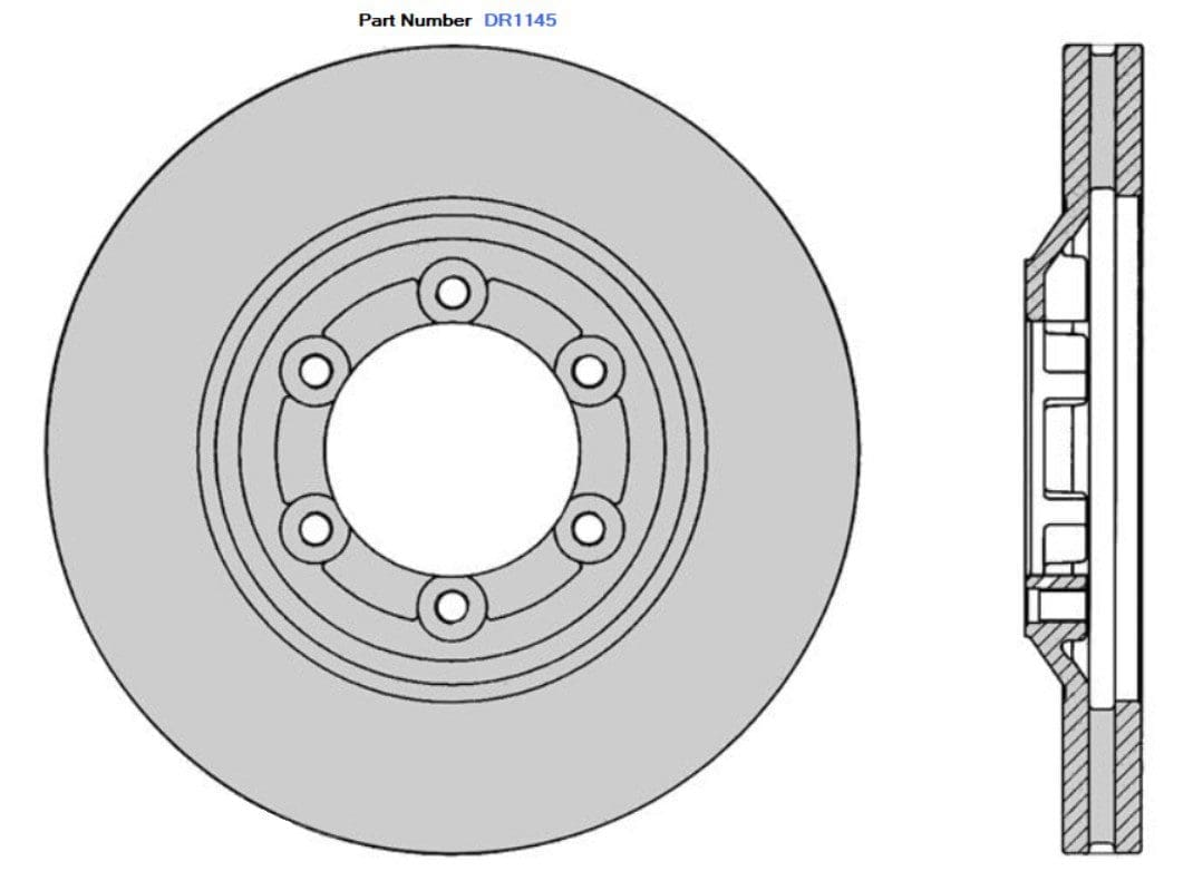 Protex DR1145 Ultra Standard Brake Rotors (280 mm) Protex DR1145 Ultra Standard Brake Rotors (280 mm)