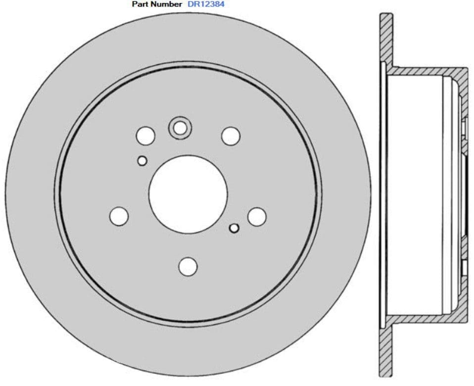 Protex DR12384 Ultra Standard Brake Rotors (288 mm)