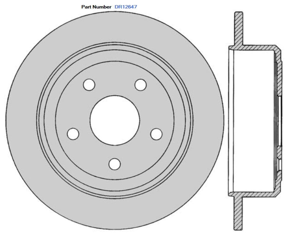 Protex DR12647 Ultra Standard Brake Rotors (316 mm) Protex DR12647 Ultra Standard Brake Rotors (316 mm)