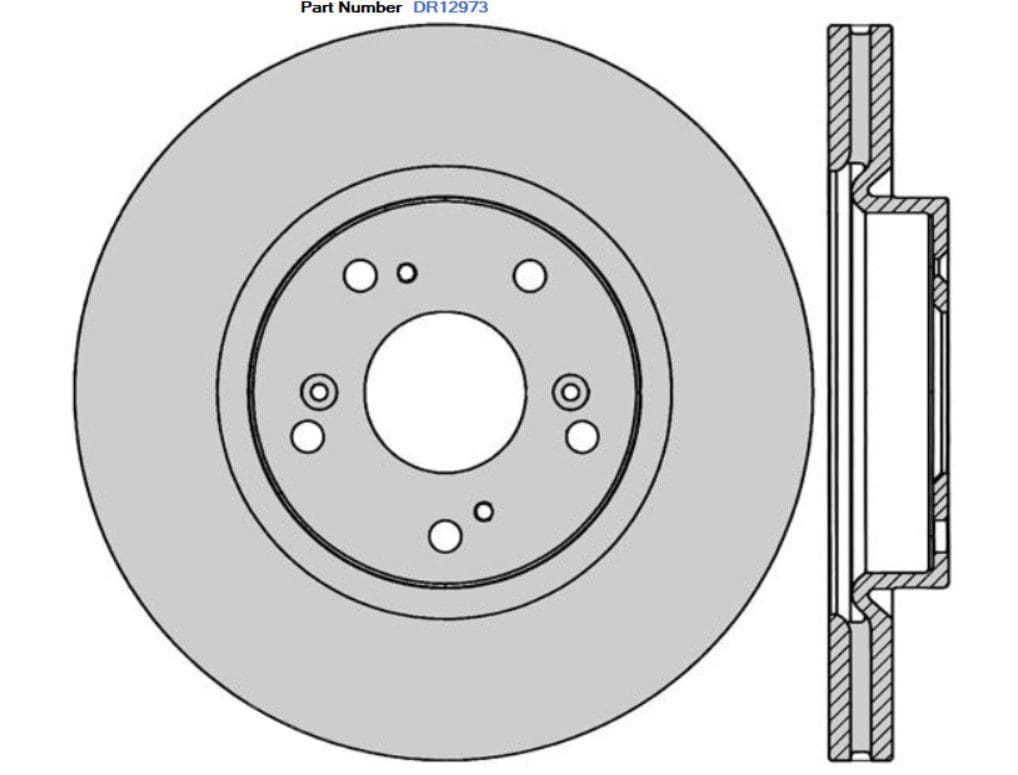 Protex DR12973 Ultra Standard Brake Rotors (293 mm)