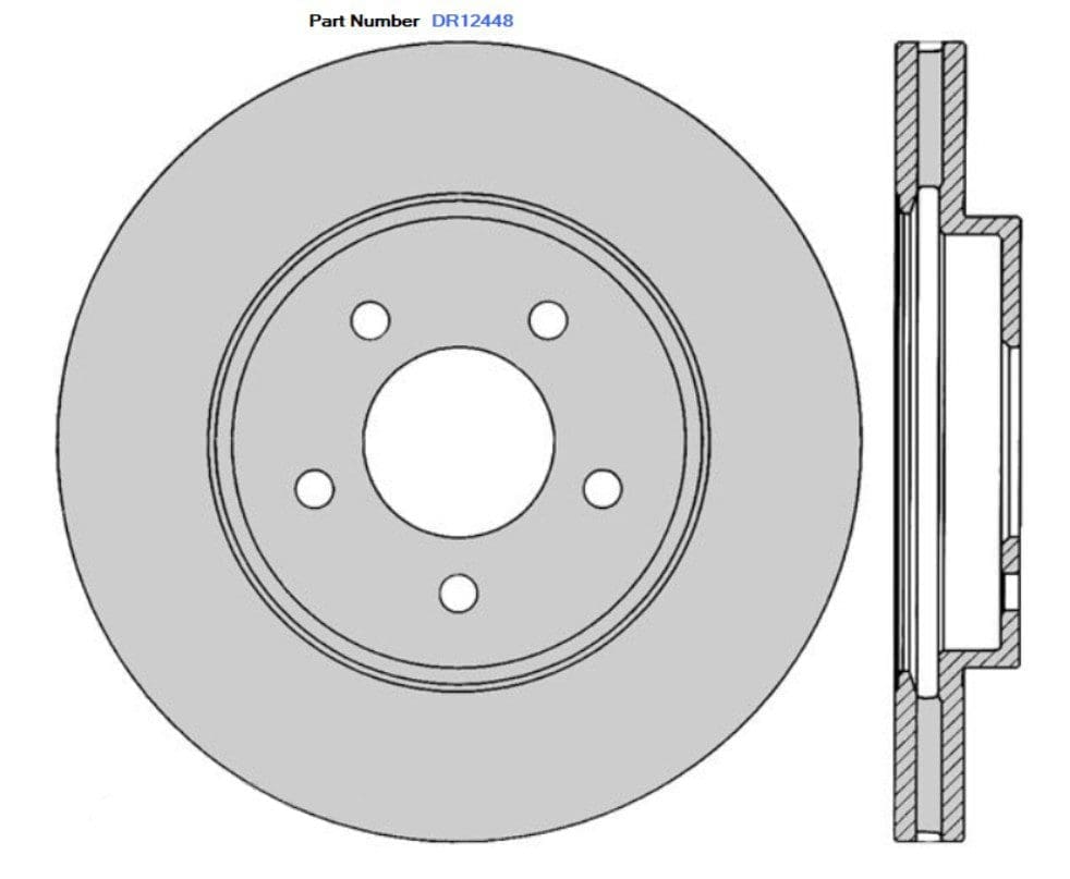 Protex DR12448 8Ultra Standard Brake Rotors (303 mm)