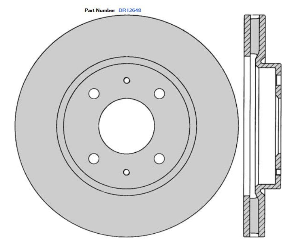 Protex DR12648 Ultra Standard Brake Rotors (276 mm)