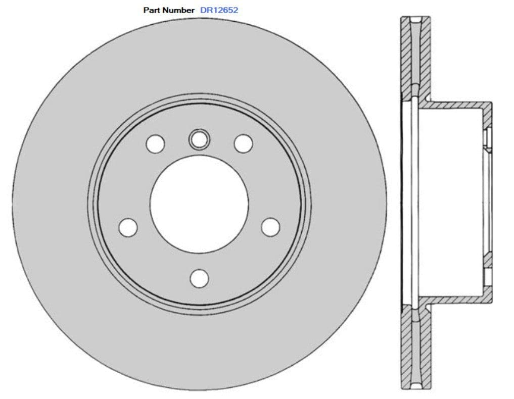 Protex DR12652 Ultra Standard Brake Rotors (300 mm)