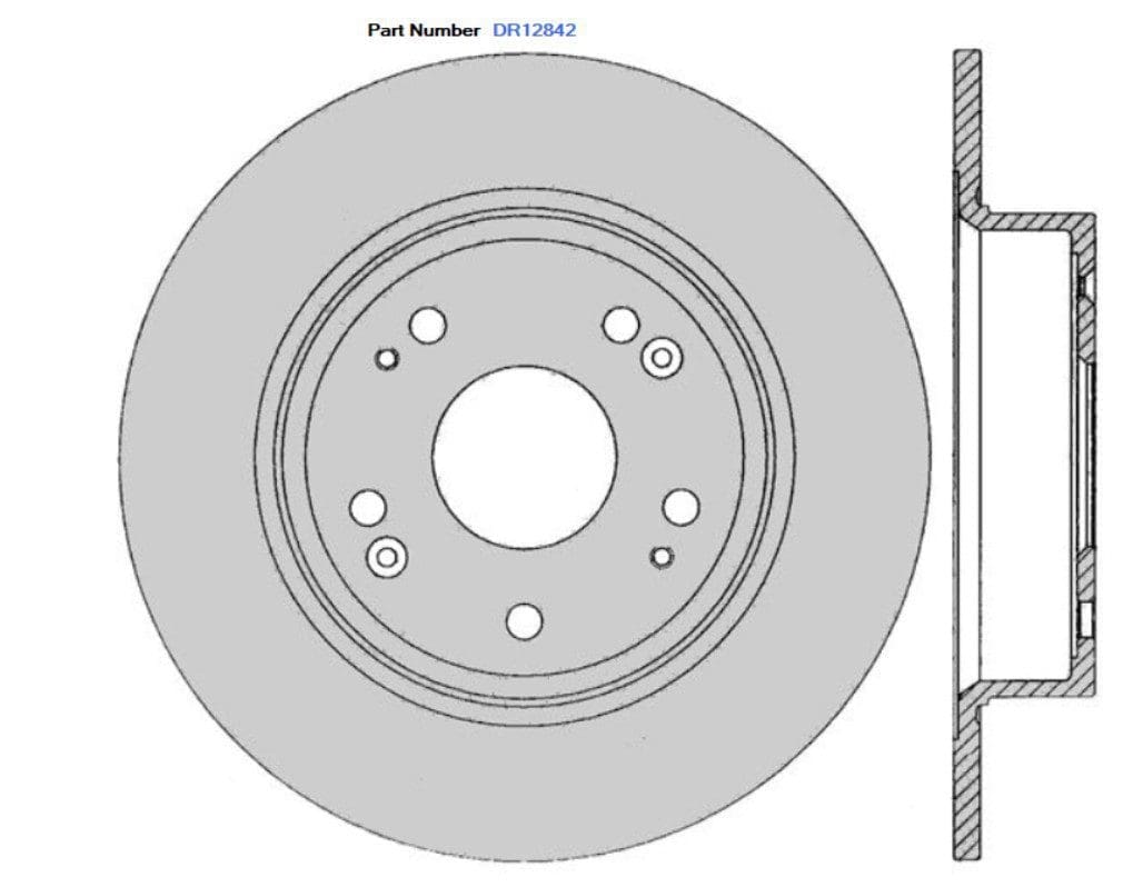 Protex DR12842 Ultra Standard Brake Rotors (282mm)