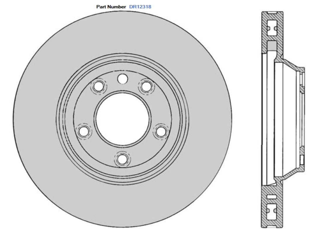 Protex DR12319 Ultra Standard Brake Rotors (350 mm)